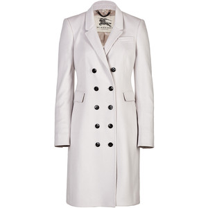 burberry white coat