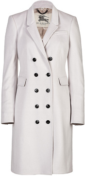 white burberry coat