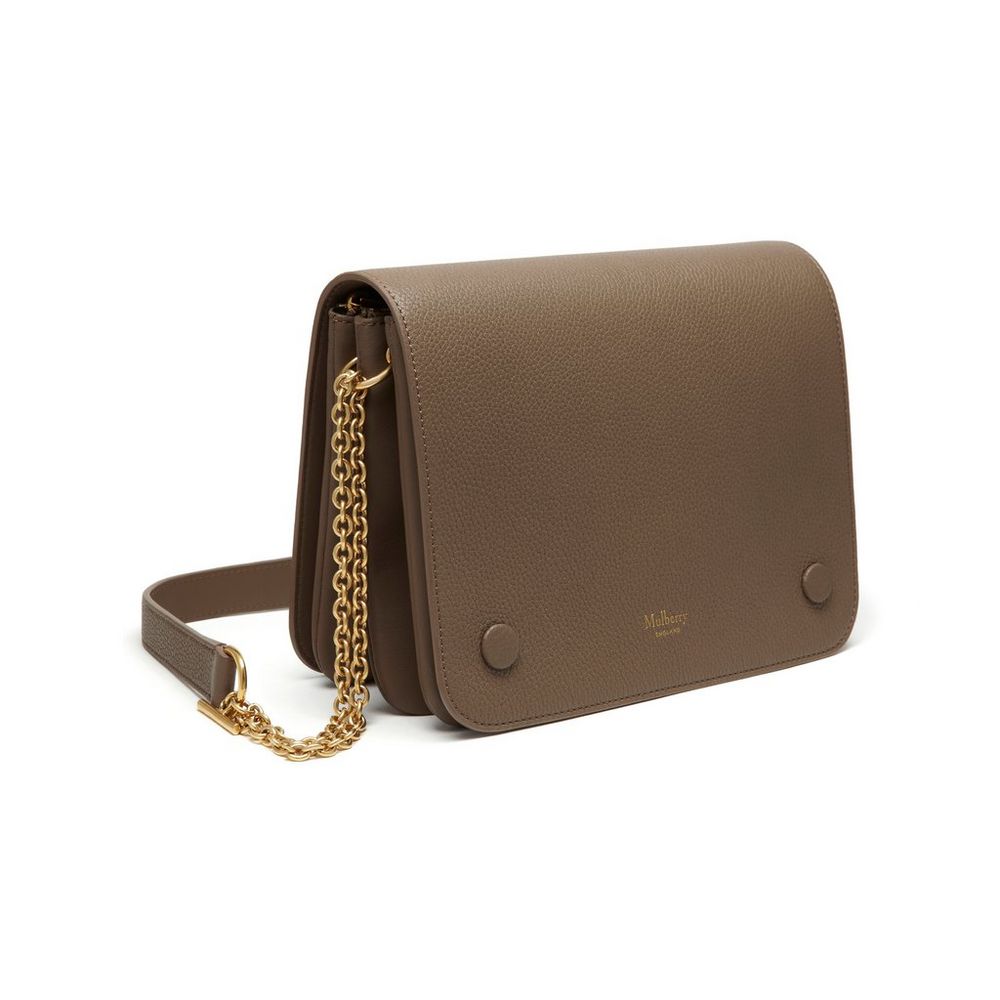 Mulberry Clifton in Clay Small Classic Grain