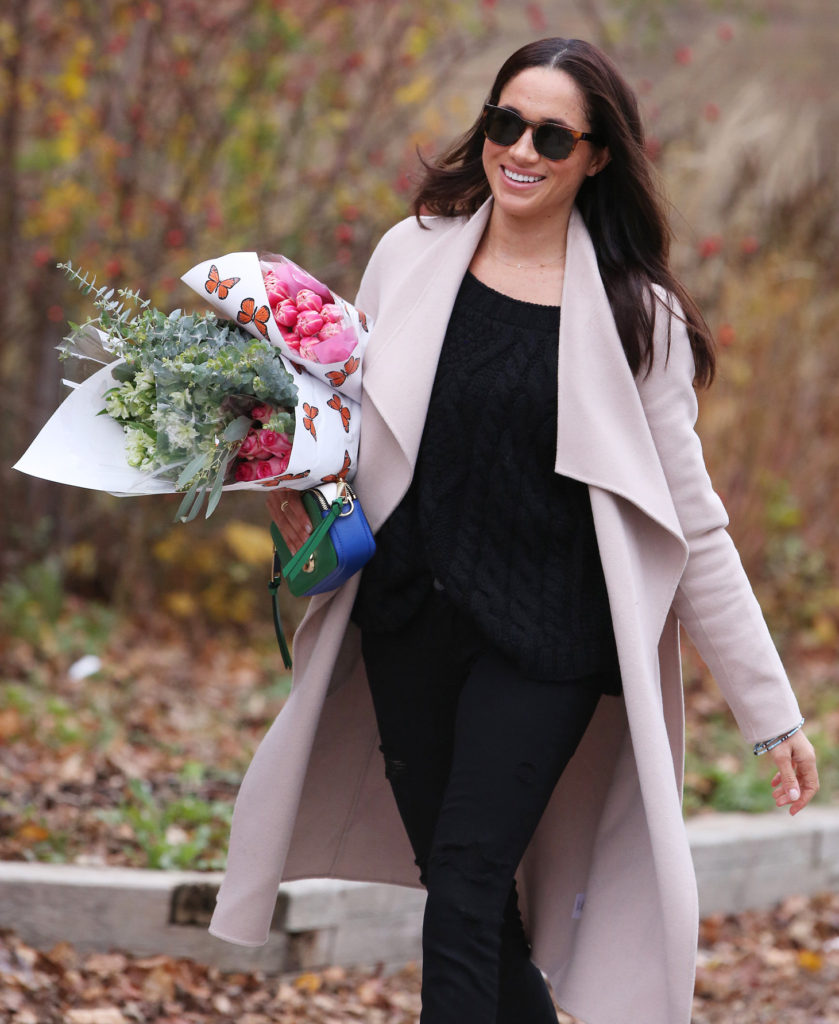 Right Hand Gal Solid Gold Asymmetrical Initial Necklace Meghan's Mirror