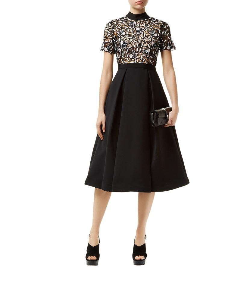Self-Portrait Nightshade Midi Dress