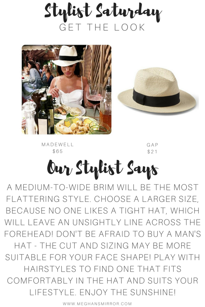 Meghan Markle Panama Hat Style