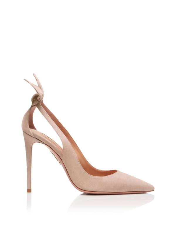 Aquazzura Deneuve 105 Pumps in Powder Pink Meghan�s Mirror
