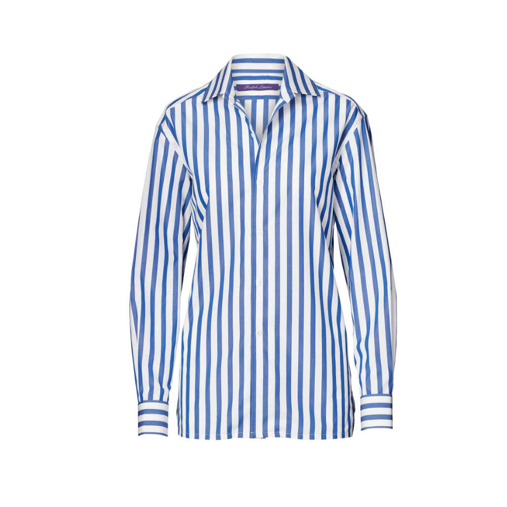 blue and white striped shirt ralph lauren