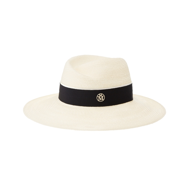 Maison Michel Virginie Straw Fedora Hat display picture 1