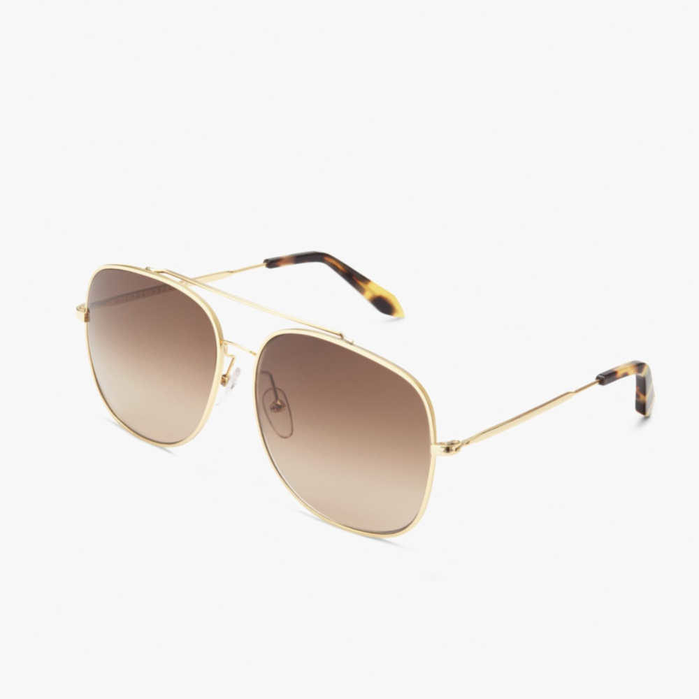 BRAND NEW Victoria Beckham Optical Fashion Olive Green Gold Frame Glasses 