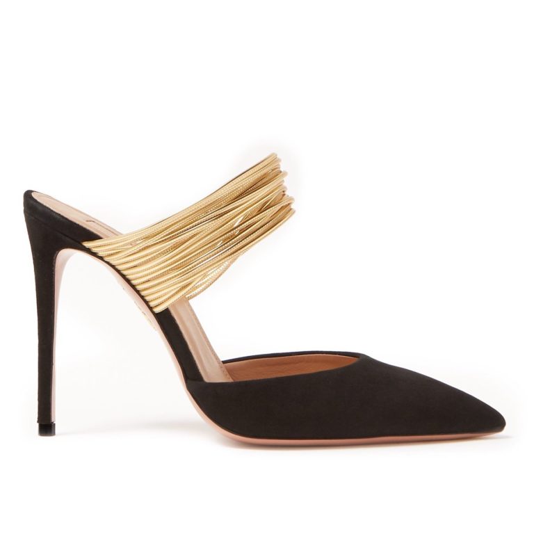 aquazzura black pumps