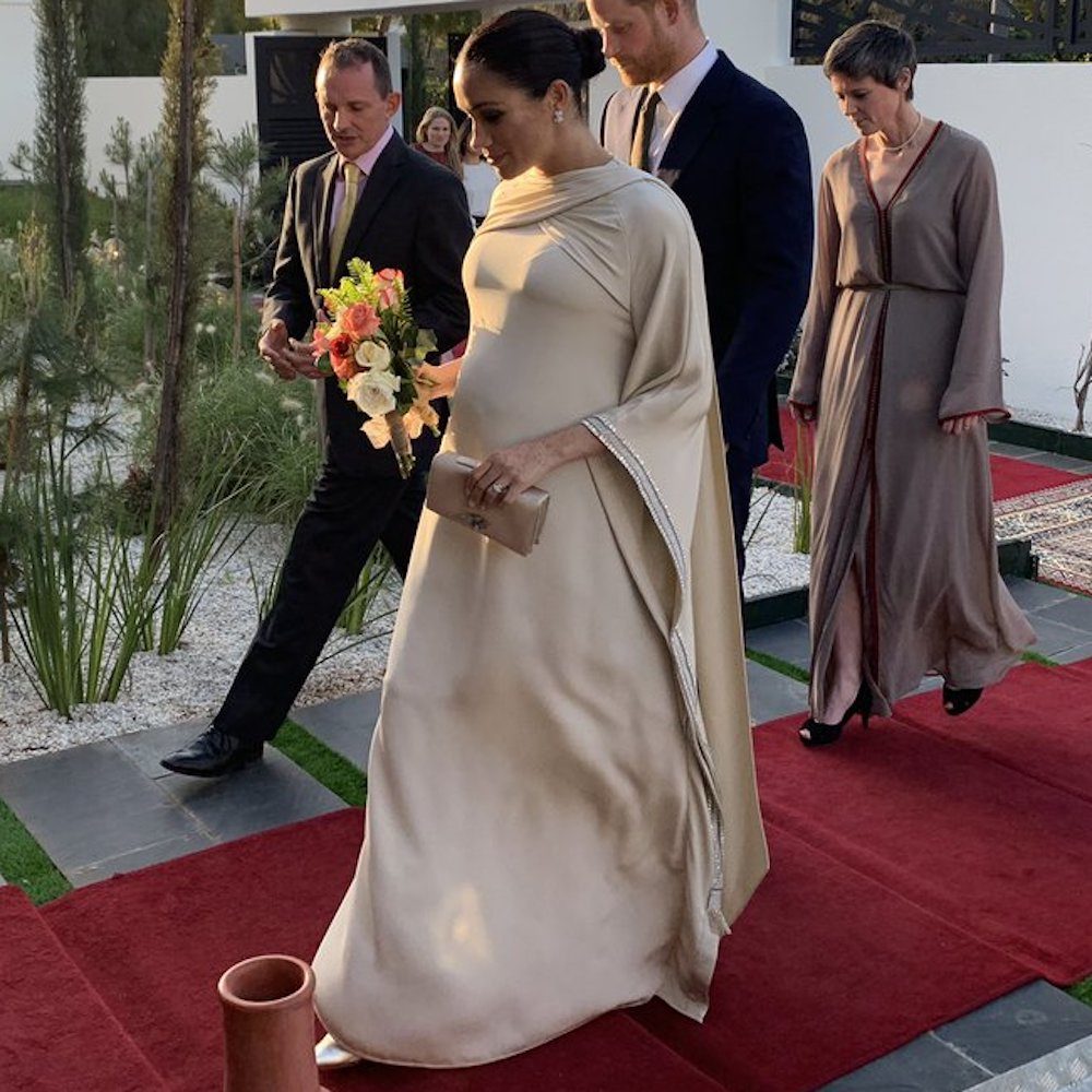 Meghan Markle Dior Gown Morocco