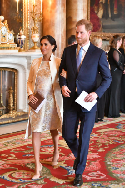 Meghan Markle Brocade Dress