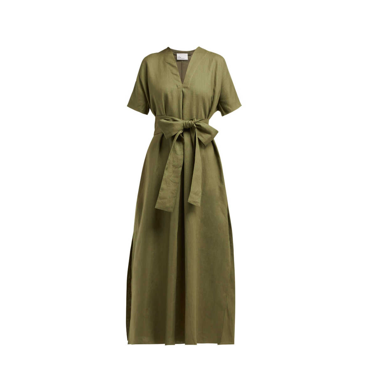 lisa marie fernandez green dress Watercult Sunset Florals Long Beach Dress main image 0