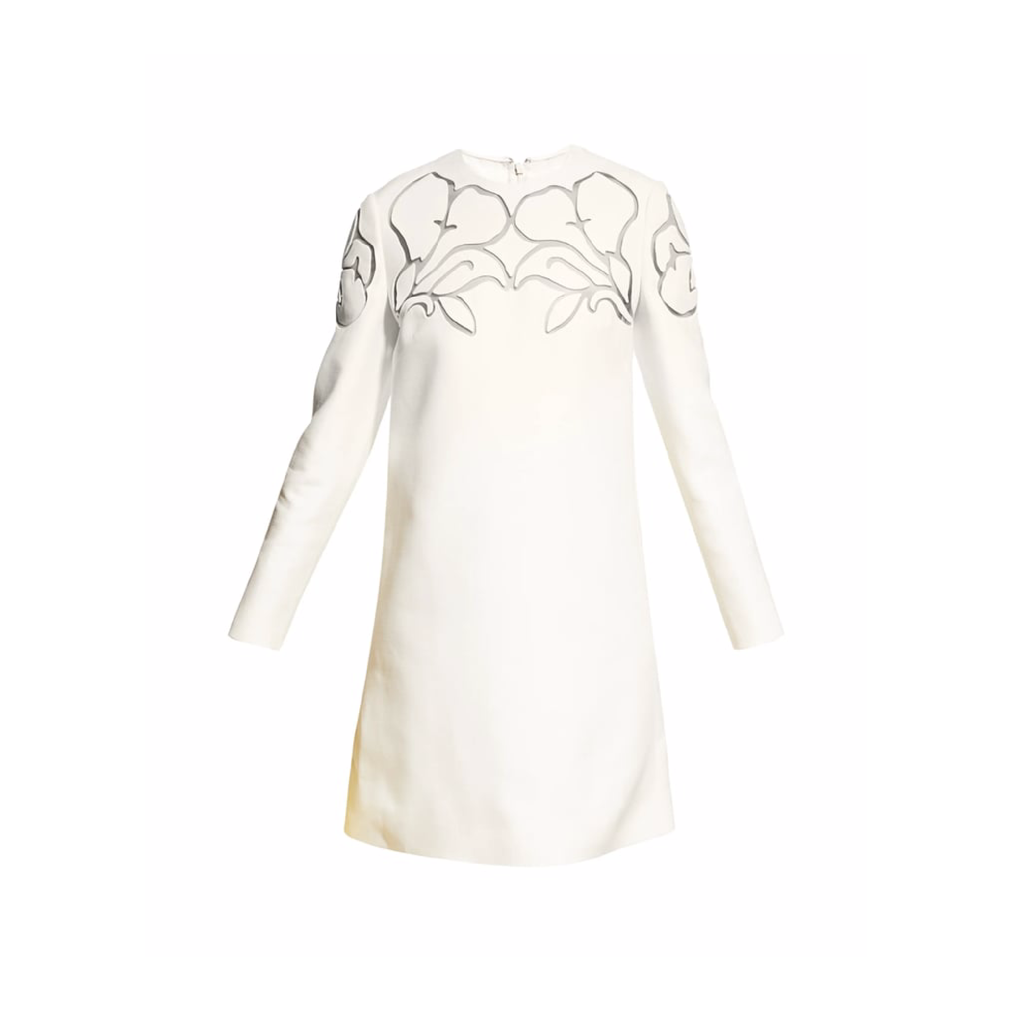 Valentino 'Floral Laser Cut' Mini Dress