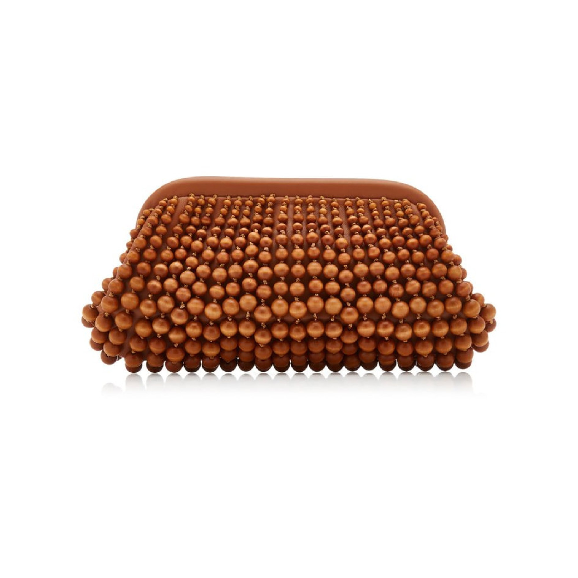 Cult Gaia 'Nia' Beaded Wooden Clutch