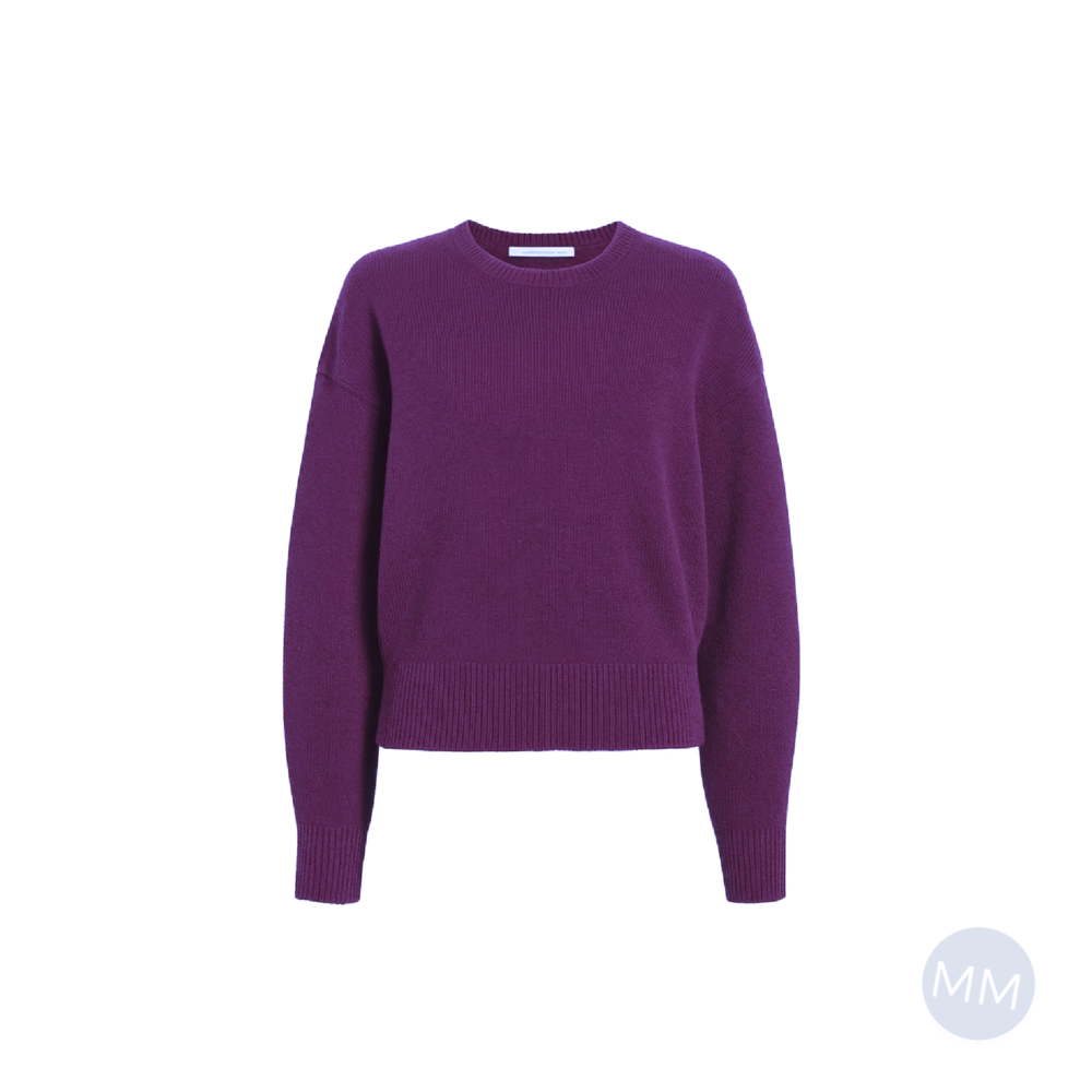 Another Tomorrow 'Cashmere Knit' Sweatshirt