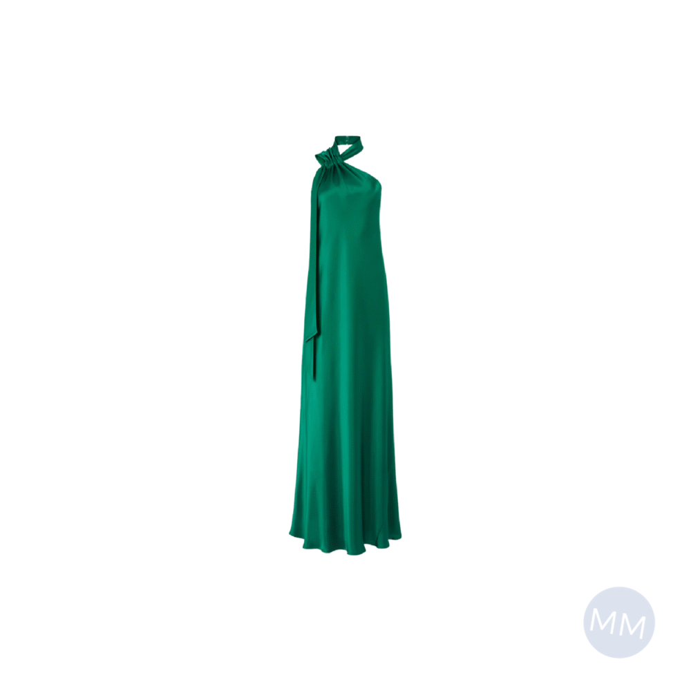 Galvan 'Ushuaia' Green Dress