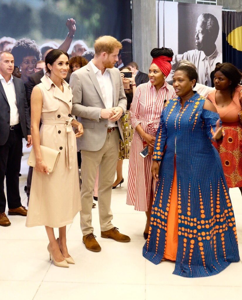 Meghan & Harry Open the Nelson Mandela Exhibit