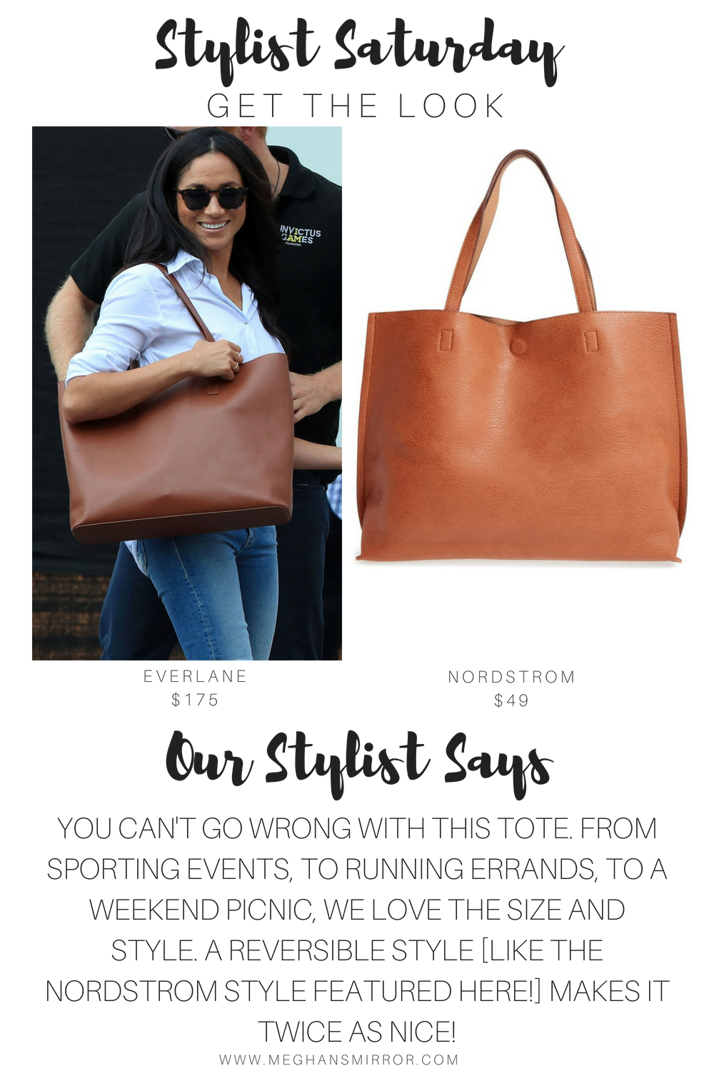 Meghan Markle Day Tote | vlr.eng.br