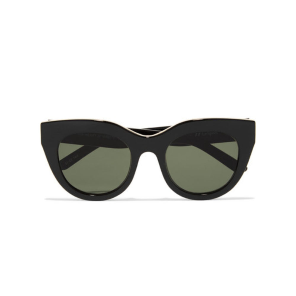 Le Specs 'Bandwagon' Sunglasses in Black Tort - Meghan's Mirror