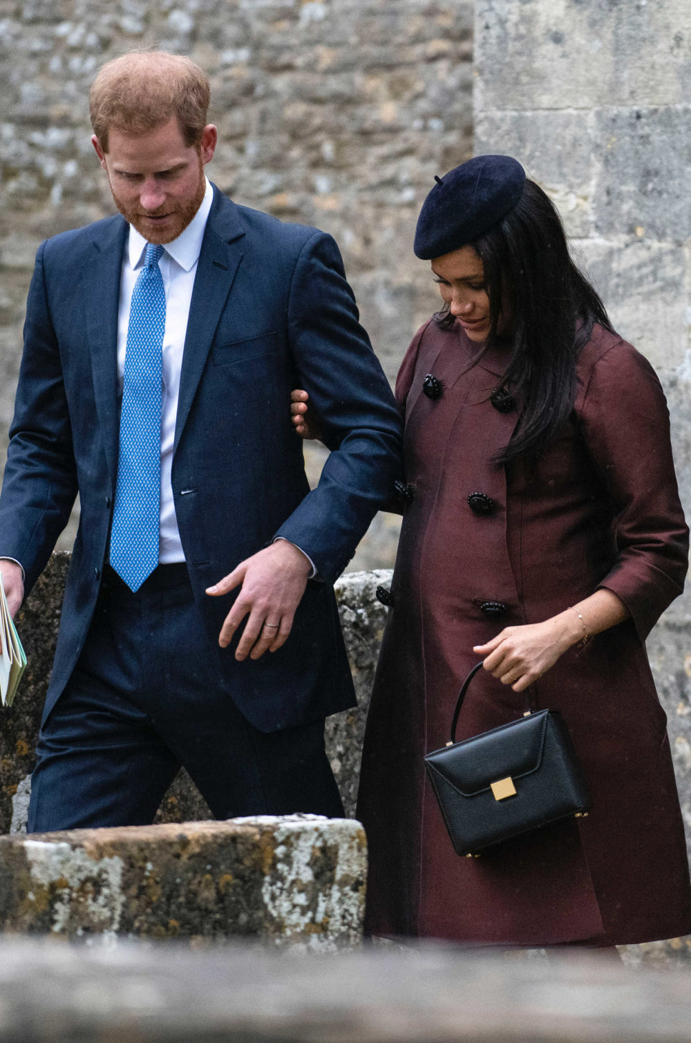 Meghan and Harry attend Lena Tindall’s Christening