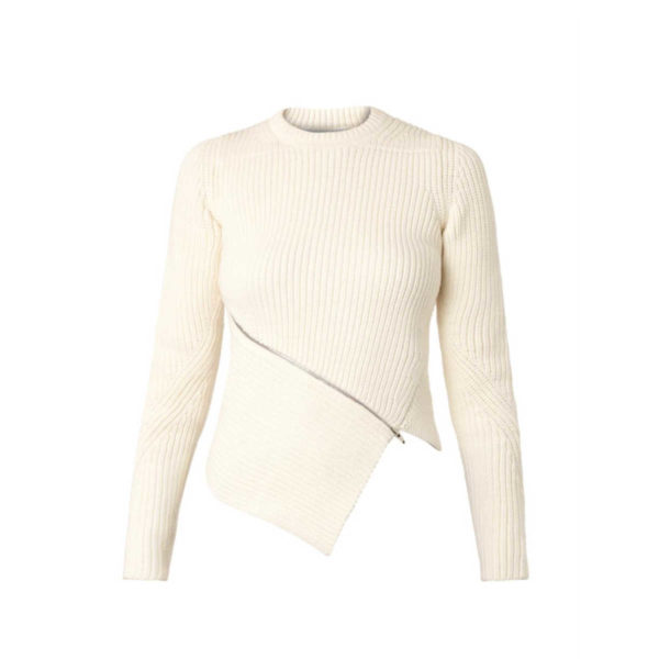 Alexander Wang Asymmetric Zip Sweater - Meghan's Mirror
