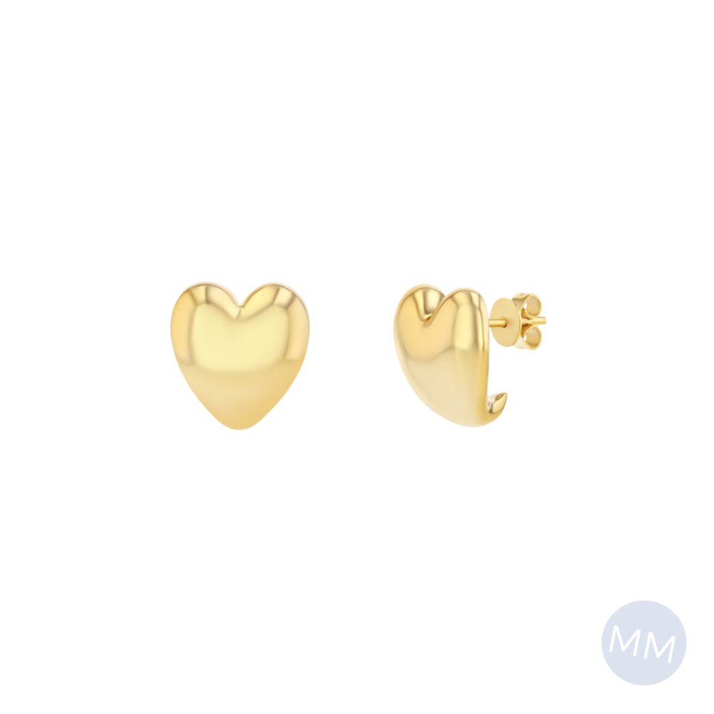 Real Fine Studio 'Puffy Heart' Earrings